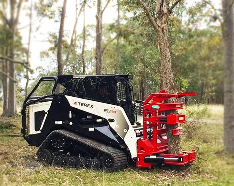 skid steer cutter attachment|skid steer mounted tree saw.